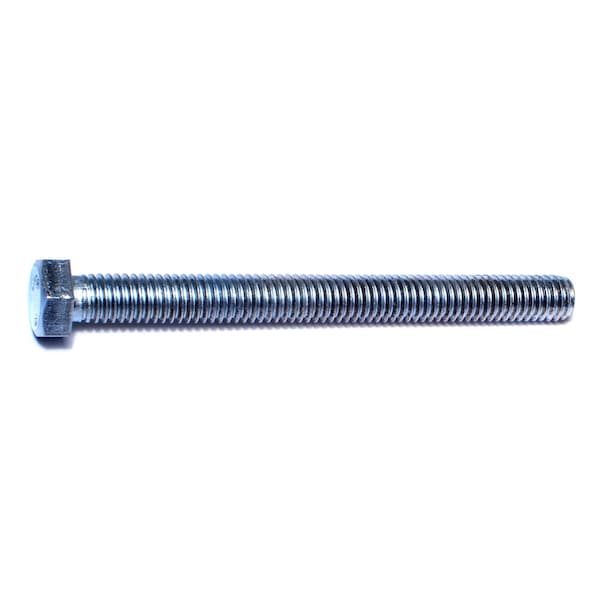 Midwest Fastener 3/8"-16 Hex Head Tap Bolt, Zinc Plated Steel, 4 in L, 10 PK 63345 - main